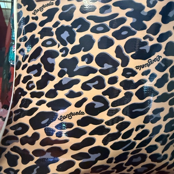 Consuela Leopard Print Tote with Multicolor Straps - Picture 3 of 14